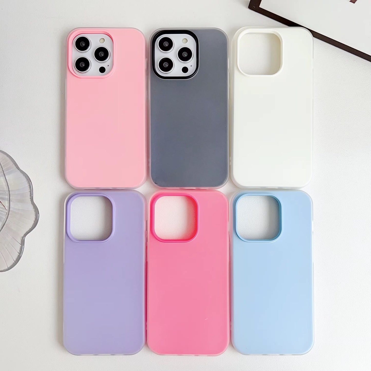 Candy Color Liquid Soft Silicone Shockproof Protective case
