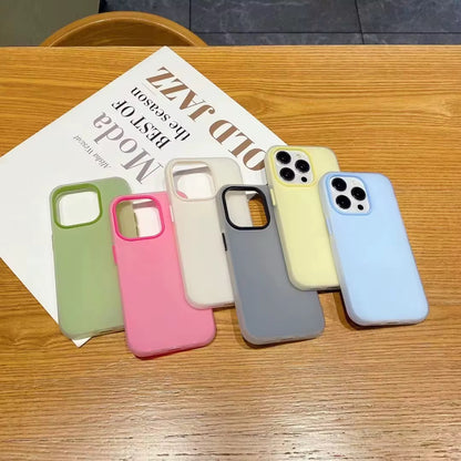 Candy Color Liquid Soft Silicone Shockproof Protective case