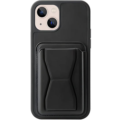 Leather Case With Card Holder & Stand