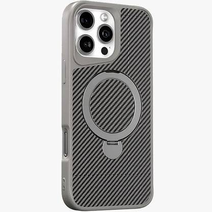 EasyGrip Carbon Texture Case With KickStand